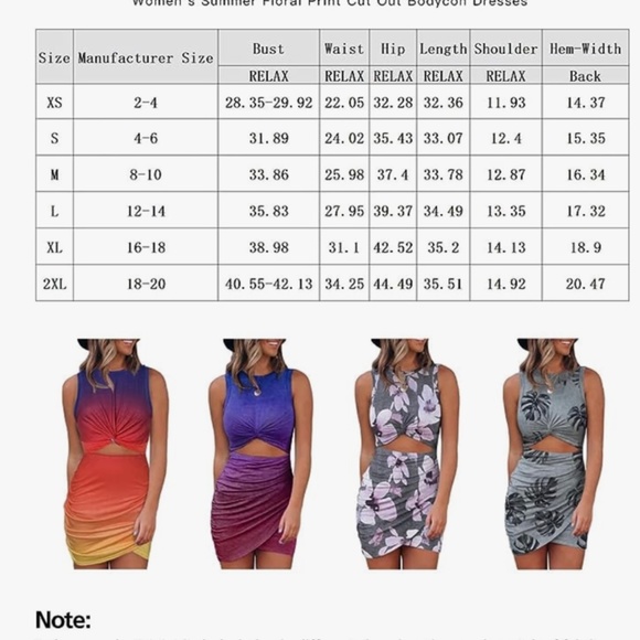 Acelitt Tropical Floral Black Cutout Bodycon Dress NWT - Picture 3 of 3